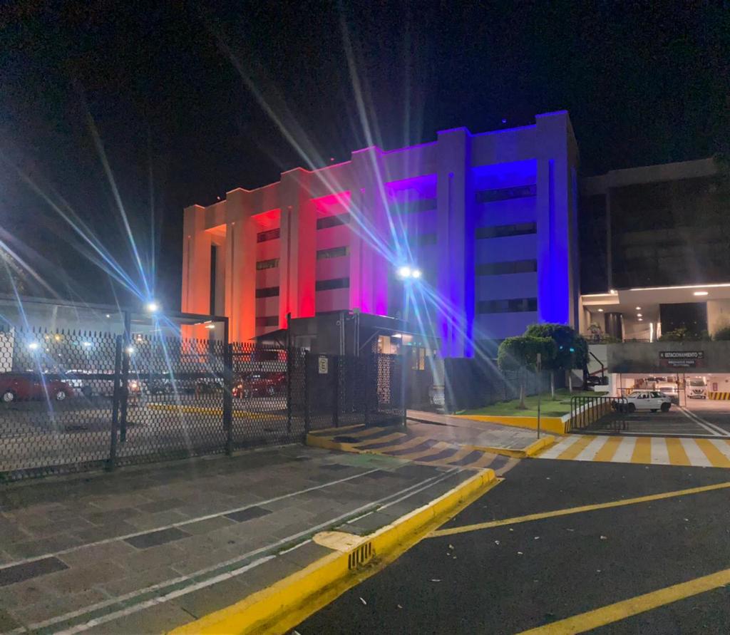 Iluminación fachada Cámara de Diputados — LeaderLight