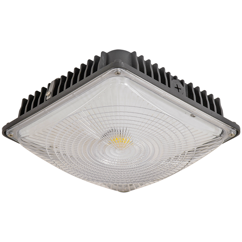 LUMINARIO CANOPY LED 59W 90-305V 4000K SLIM SOBREPONER