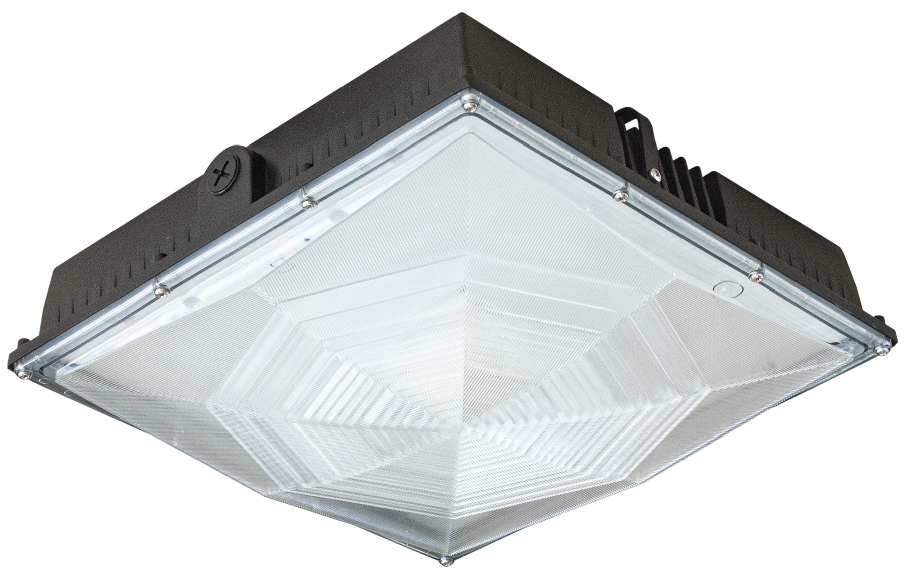 LUMINARIO CANOPY LED 80W 90-305V 4000K SOBREPONER