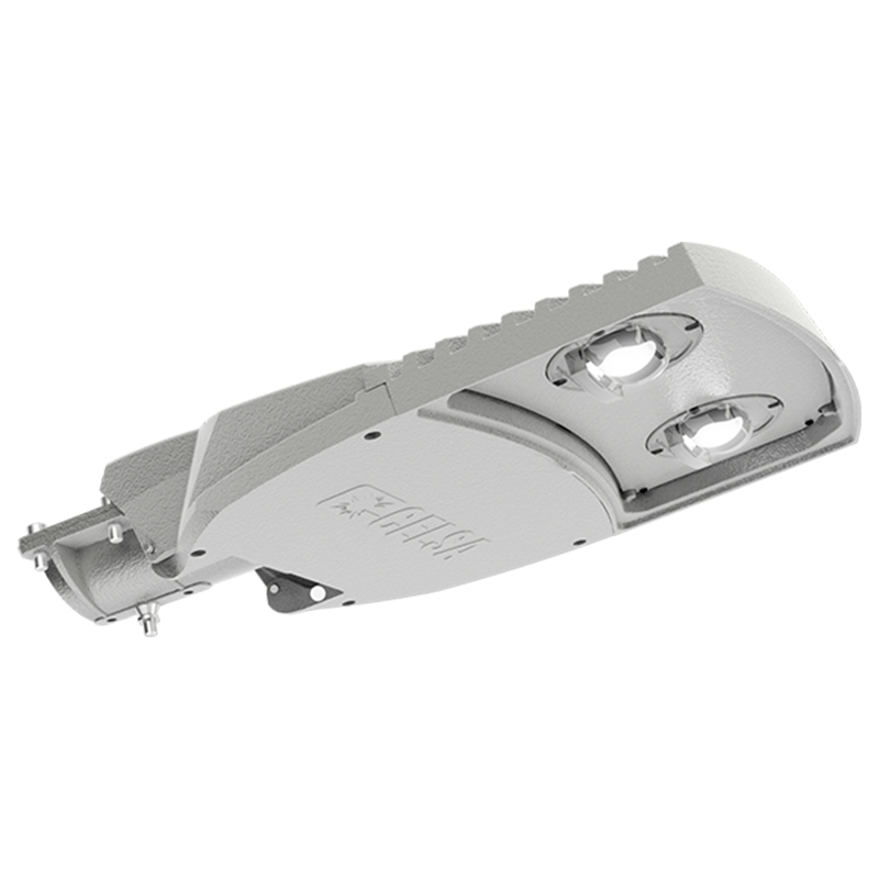 LUMINARIO PARA VIALIDAD 100W MODELO DELTALED 12375 Lm 120-277V 4000K IK10 IP66 C/BASE FOTOCELDA