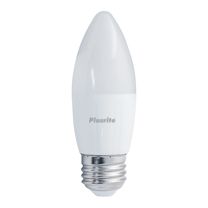 LAMPARA LED VELA 4W 3000K 100-277V E26 LINEA BASIC